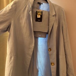 Baby blue matching set from Fashion nova